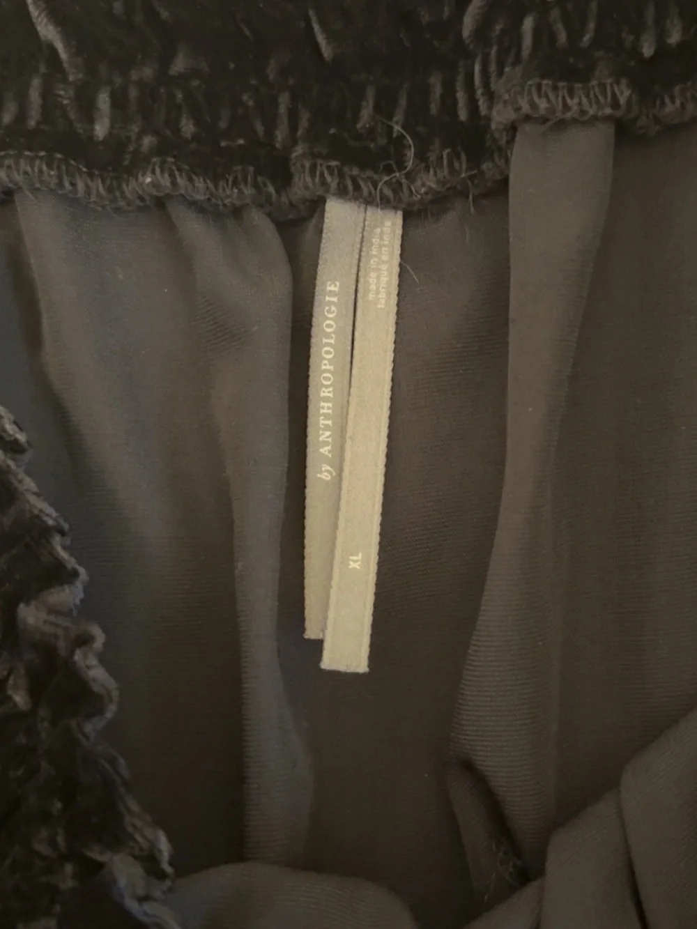 Anthropologie Somerset Velvet Mini Skirt